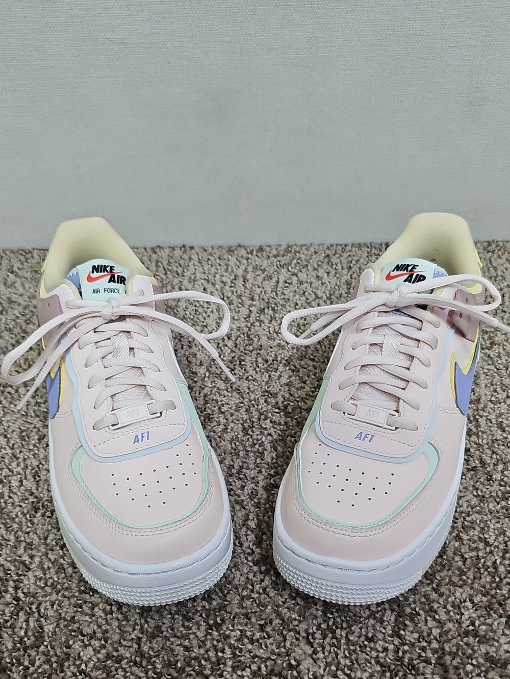 NIKE AF1 SHADOW PASTEL MULTI-COLOR WOMENS SNEAKERS BFPM-08-009
